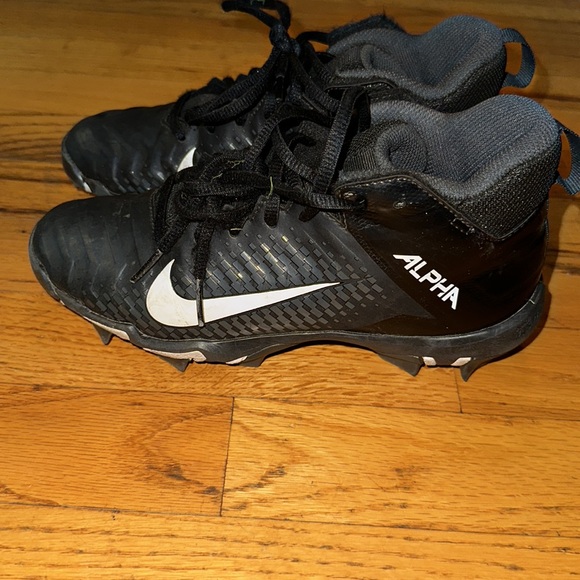 Nike football cleats 3 strap closure little boys - Picture 3 of 5